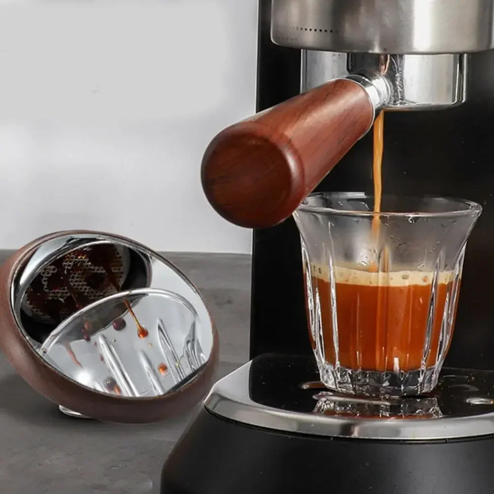 Miroir d'Extraction de Café Portable avec Support Magnétique pour Observation du Débit du Portafiltre Sans Fond – Miroir à Espresso