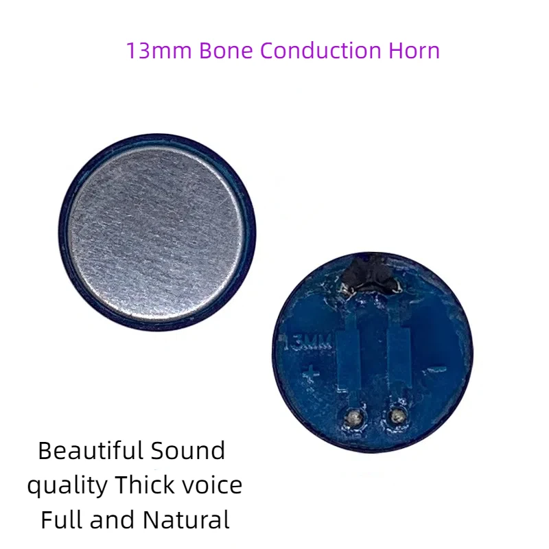 

GHXAMP 13 мм круглые Bluetooth-наушники с костной проводимостью и полнодиапазонным вибратором 8 Ом, технология Ultra Bass, 2 шт.