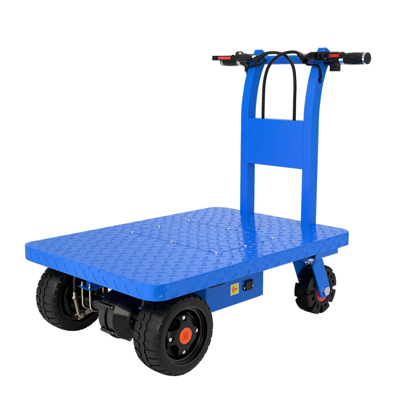 XL Electric Hand Truck Driving Trolley Trolley Construction Site Decoration