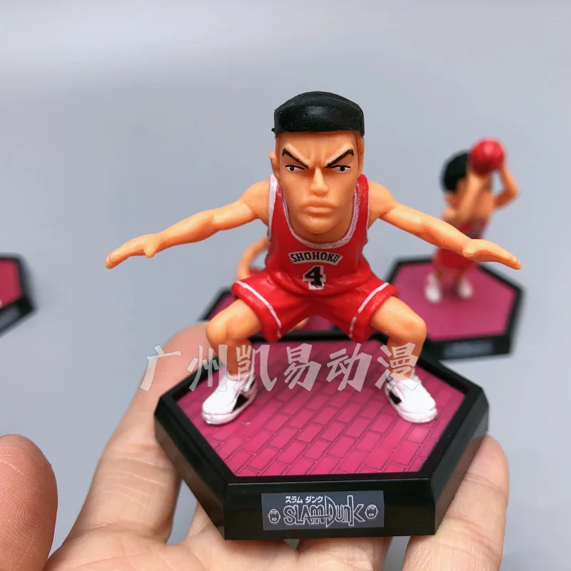 Figuras de acción de Slam Dunk, caja misteriosa de 5 piezas, venta al por mayor, Sakuragi, Hanamichi, Rukawa, kaade, Akagi, Takenori