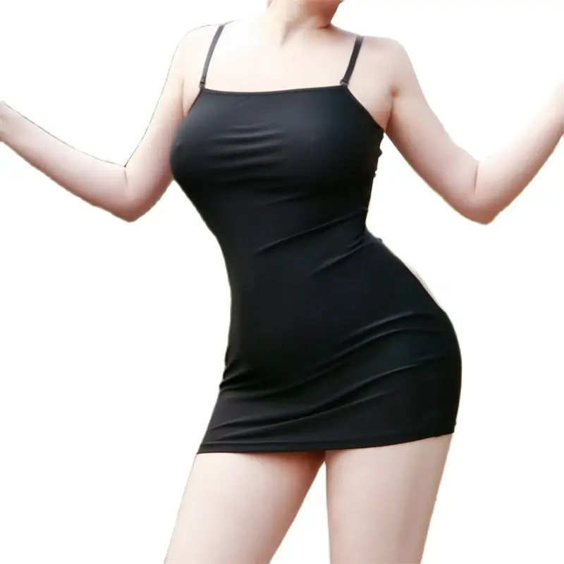 

Сексуальные Платья на подтяжках, женские сексуальные мини-юбки с открытой спиной, однотонные, на бретельках, большие открытые ягодицы, экзотические ночные вечерние, наряды