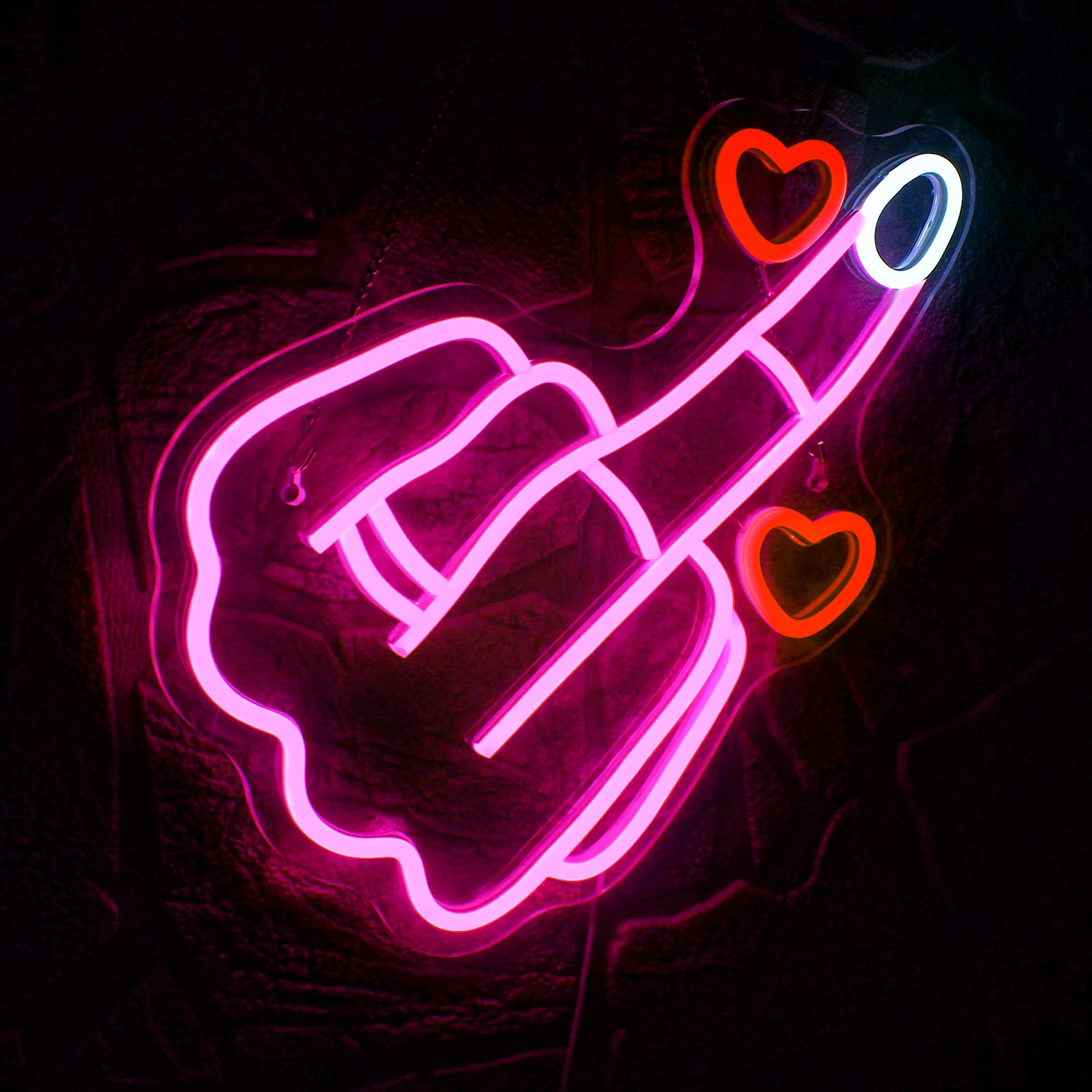 Gesture Heart Neon Sign Hand Love Heart Neon Sign USB Aesthetic Room Dorm Decor for Bar Pub Bistro Hotel Beauty Salon Club Neon