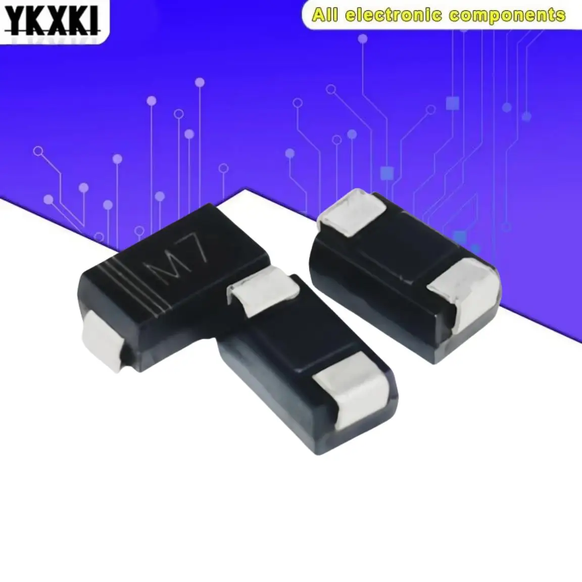 100PCS Schottky Diode M1 M4 M7 S1M S2M S3M SS12 SS14 SS16 SS24 SS26 SS36 SS54 SS110 SS210 RS1M US1M SMD Fast Switching Diode