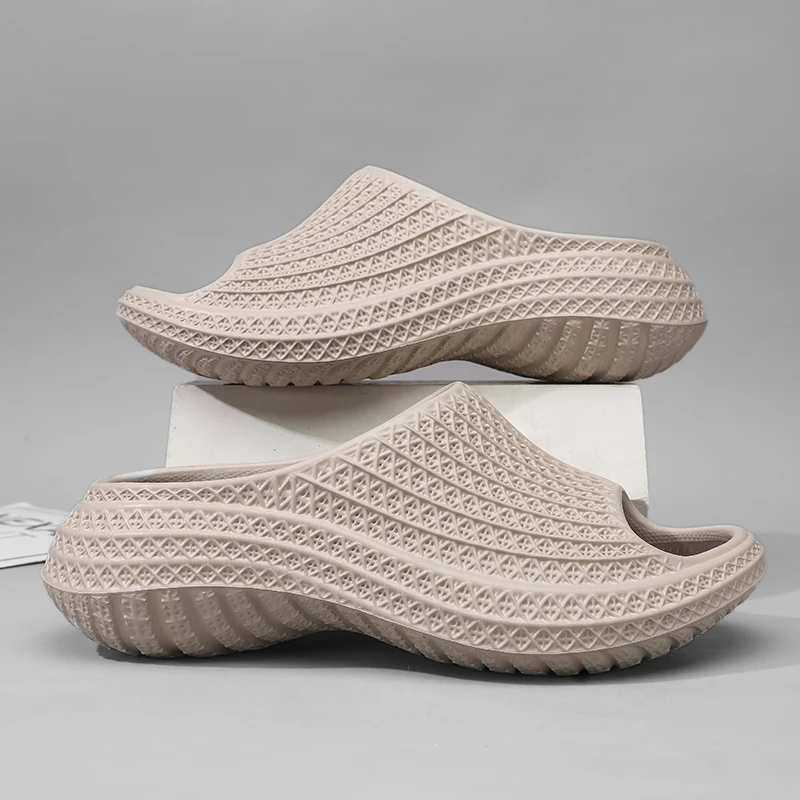 

Summer Men's Slippers EVA Thick Soft Slides Indoor Outdoor Sandals Beach Clogs Men Casual Shoes Garden Shoes Male House Slippers