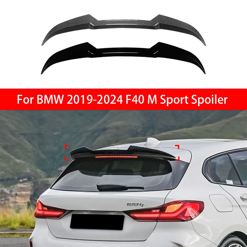 

For BMW 1 SERIES 2019+ F40 M Sport Rear Wing roof Trunk top Spoiler Trunk Lip DUCK Tail DUCKBILL Tail Tailgate Splitter Lip