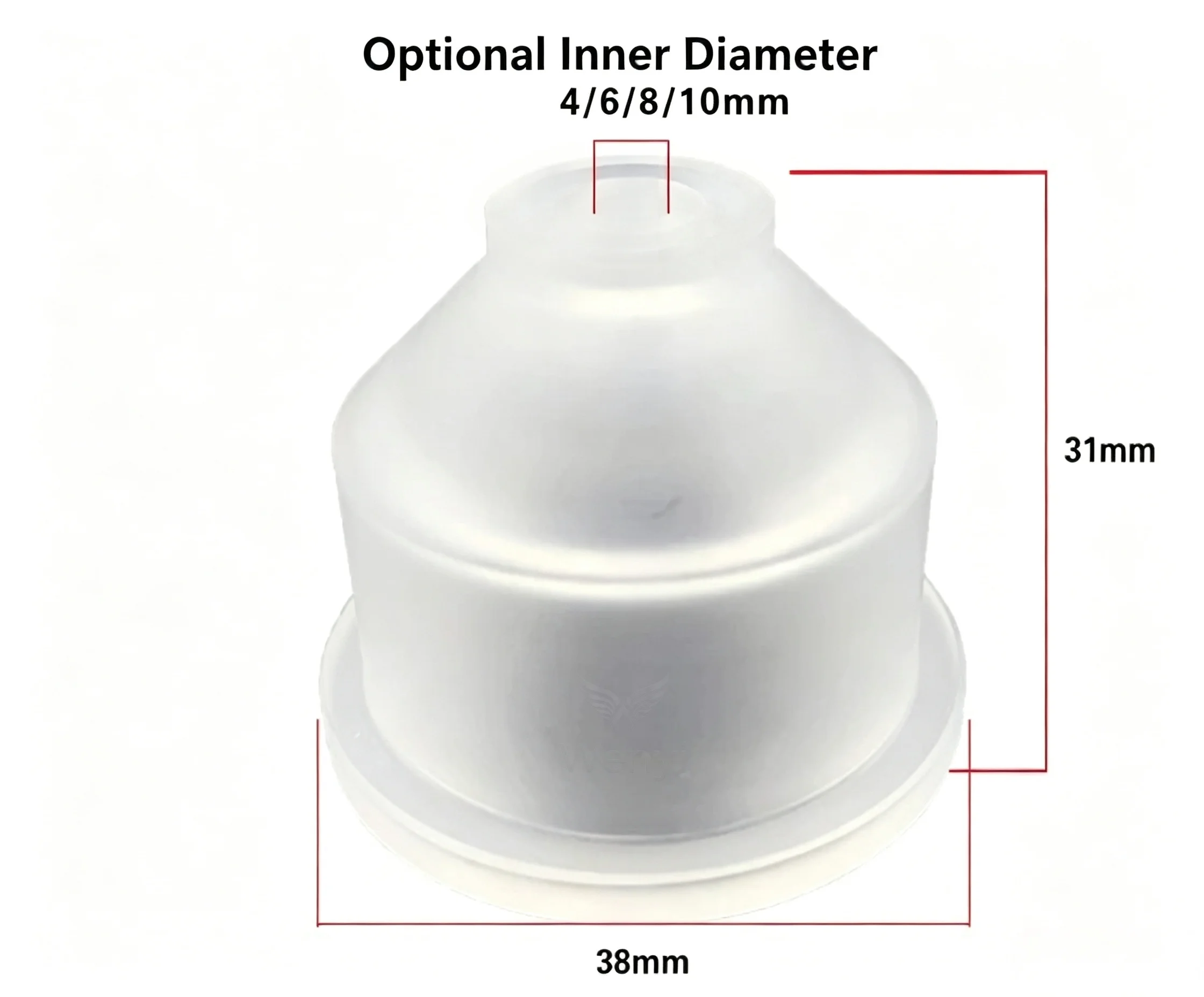 1PCS Upper Flushing Water Nozzle Ungrooved Ø4 Ø6 Ø8 Ø10mm MAWT575A DC0105U 4140070 Fit CH201 CH207 EDM Parts for Chmer