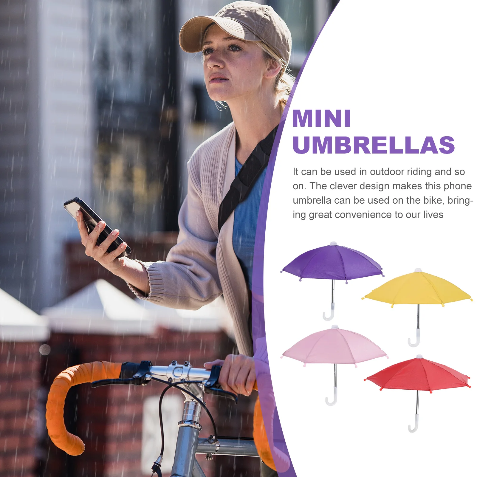 Small Umbrellas Decorationsshade Riding Small Umbrella Universal Umbrellas Decorationsshade Umbrella