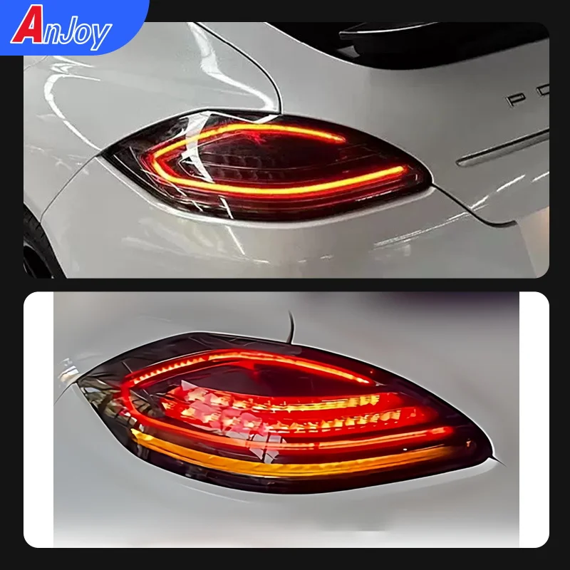 Montagem de luzes de carro para Porsche Panamera 970, luz traseira, luzes traseiras vermelhas, sinalização sequencial, 2010, 2011, 2012, 2013