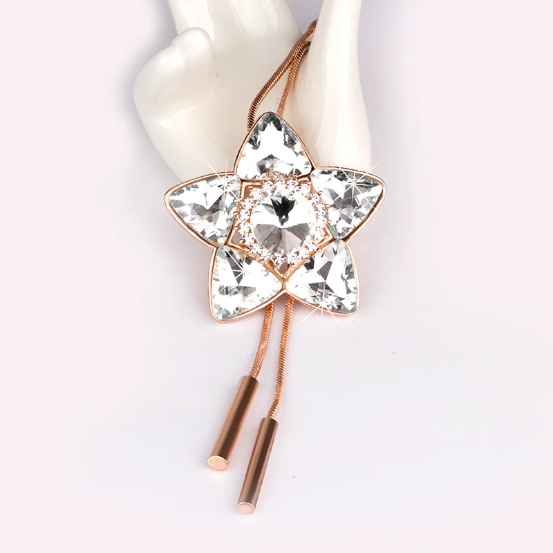 

Fashionable sweater chains, star sweater chains, long and versatile women's dress pendants, crystal necklaces