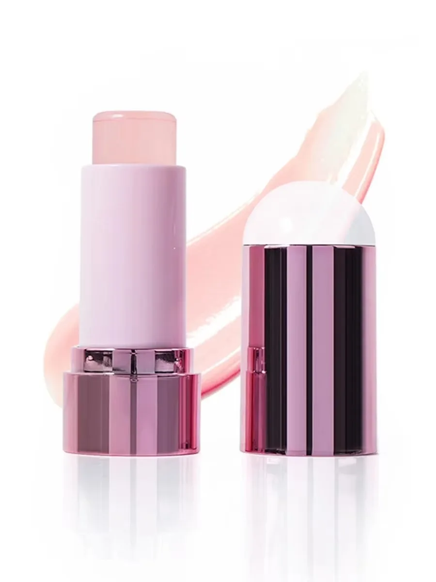 Etichetta privata 6 colori Gelatina che cambia colore Blush Stick Liscio Idratante Cambiamento caldo a lunga durata Labbra Facce Trucco sfuso
