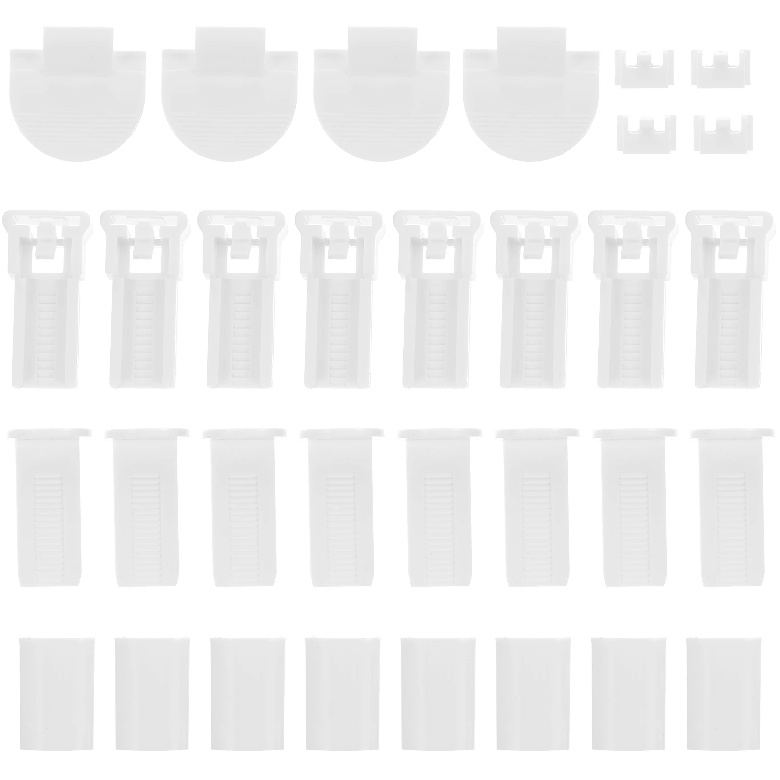 

32Pcs Pleated Blinds Replacement Parts Repair Tabs Compatible for Vertical Blind Repair and Blind Stem Replacements