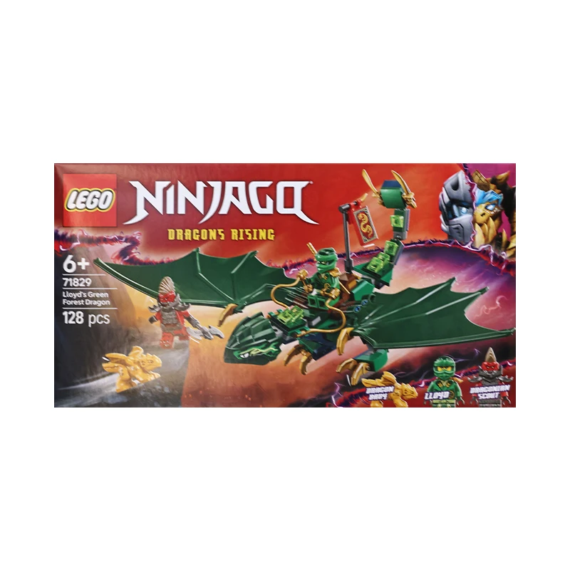 

Lego 71829 Lloyd's Green Forest Dragon Ninjago 2025 New Building Blocks