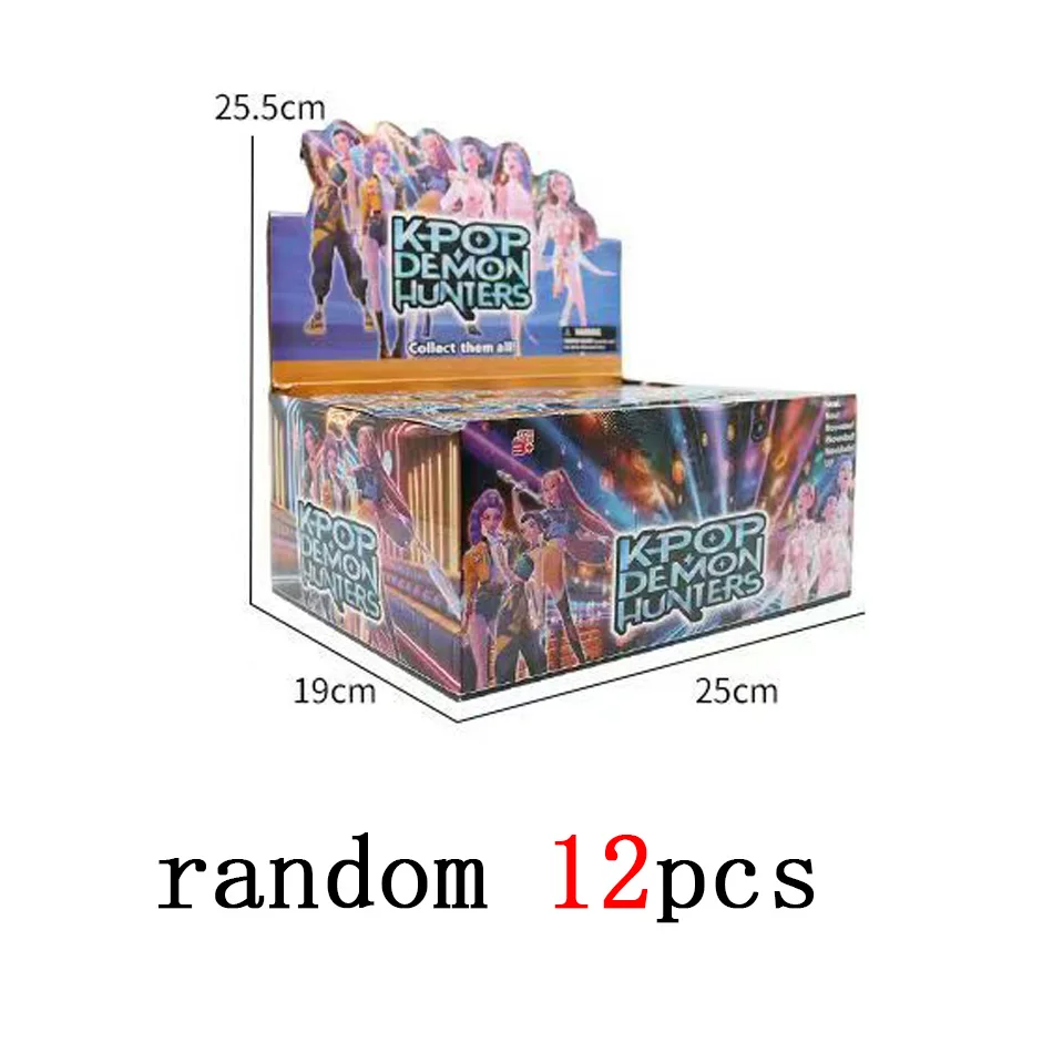 Anime Kpop Demon Hunters Rumi Mira Zoey Figurka Tygrysa Zabawka Blind Box - Dekoracja na Biurko Kolekcjonerskie Statuetki Prezent dla Dzieci