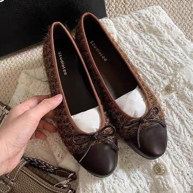 round-toe-splicing-bowknot-ballet-flat-women-sweet-single-shoes-casual-comfort-footwear-female-autumn-fashion-flat-shoes-women