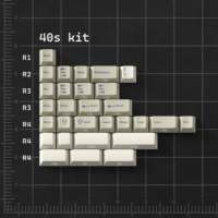[Child kit]PBTfans Office Love PBT material Dye-sub Cherry profile KBDfans Keycap