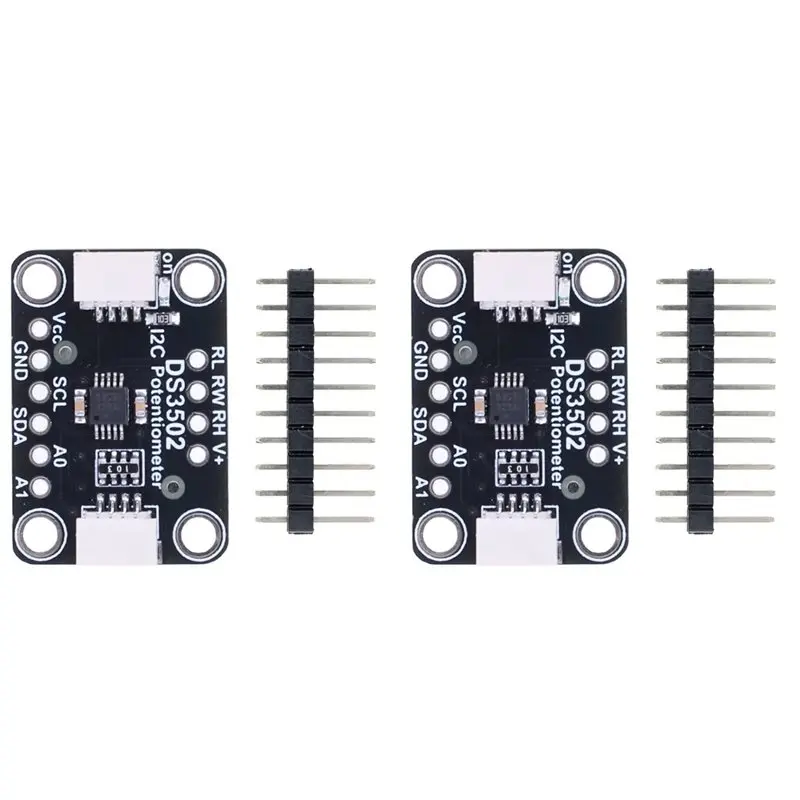 

2 шт. DS3502 I2C цифровой потенциометр цифровой 10K потенциометр IC высоковольтный потенциометр NV I C DS3502U + развитие