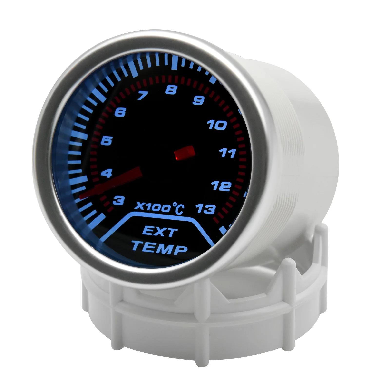 2" 52mm Car Smoke lens Exhaust Gas Temperature Gauge EGT 300-1300 Celsius ETG Gauge With sensor Car Meter for Gasoline Car 12V