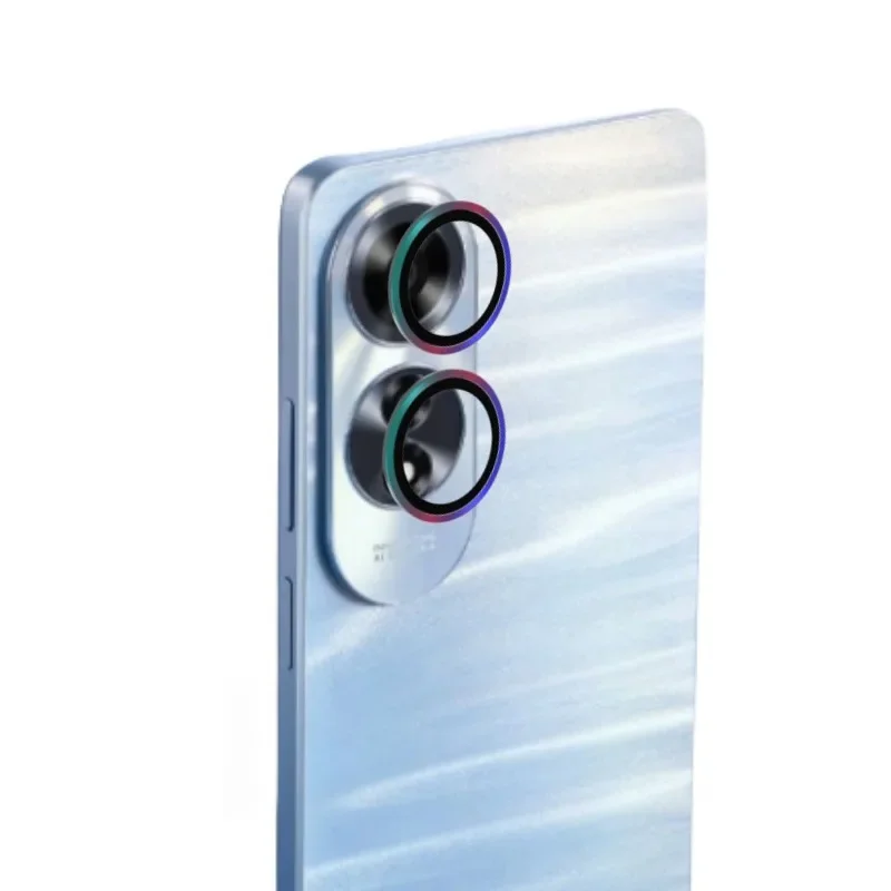 

1 Set Lens Protective Film for OPPO A60 4G Metal Ring Camera Protectors for OPPO A60 Lens Glass Cover
