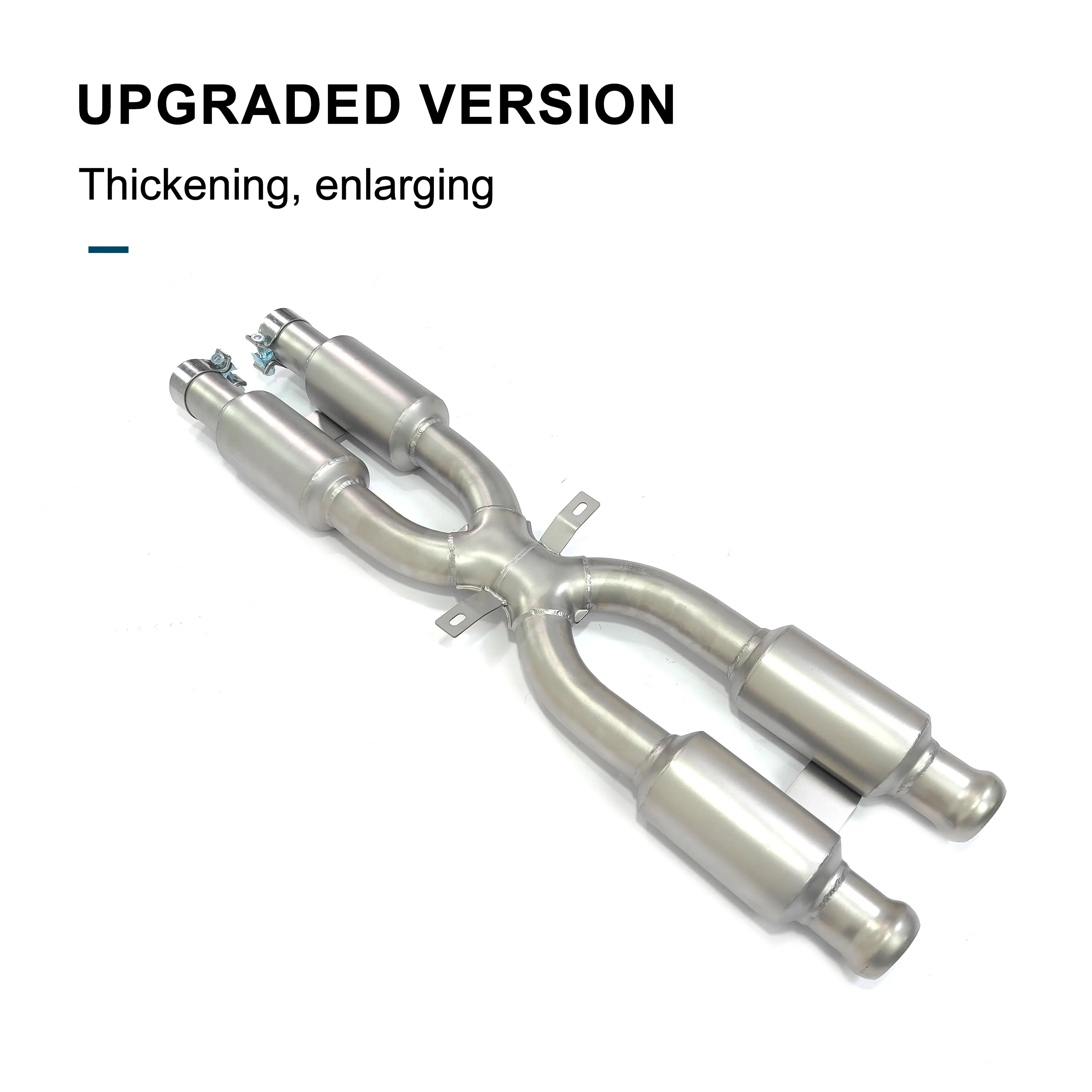 CBNT For BMW E92 M3 V8 4.0L Exhaust Middle Pipe High Quality SS304 Exhaust-pipe with Four Resonators Mid-pipe Exhaust Systems