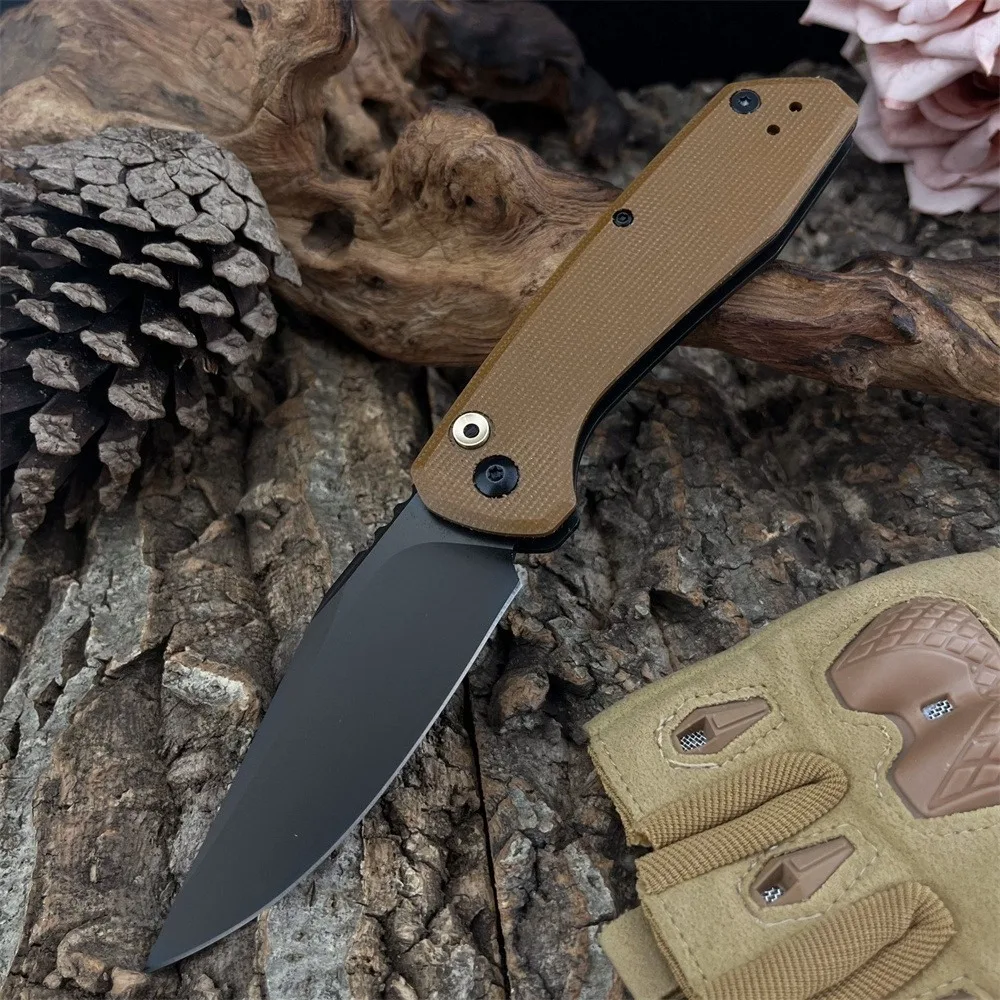 

Легкий походный карманный нож с лезвием из стали 8Cr13Mov, рукоятью из микарты и алюминиевого сплава. Многофункциональный инструмент для кемпинга, походов и спасательных работ