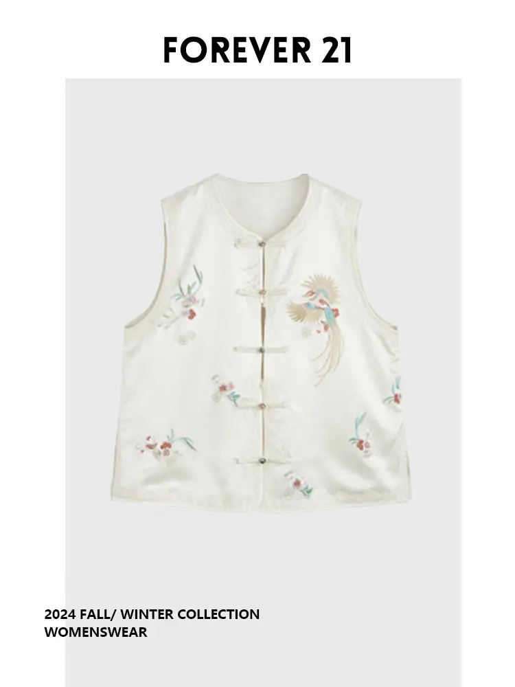 

Универсальный новый китайский ретро-жилет на пуговицах Forever 2, для повседневной носки, осенний сезон, без подкладки, другой материал