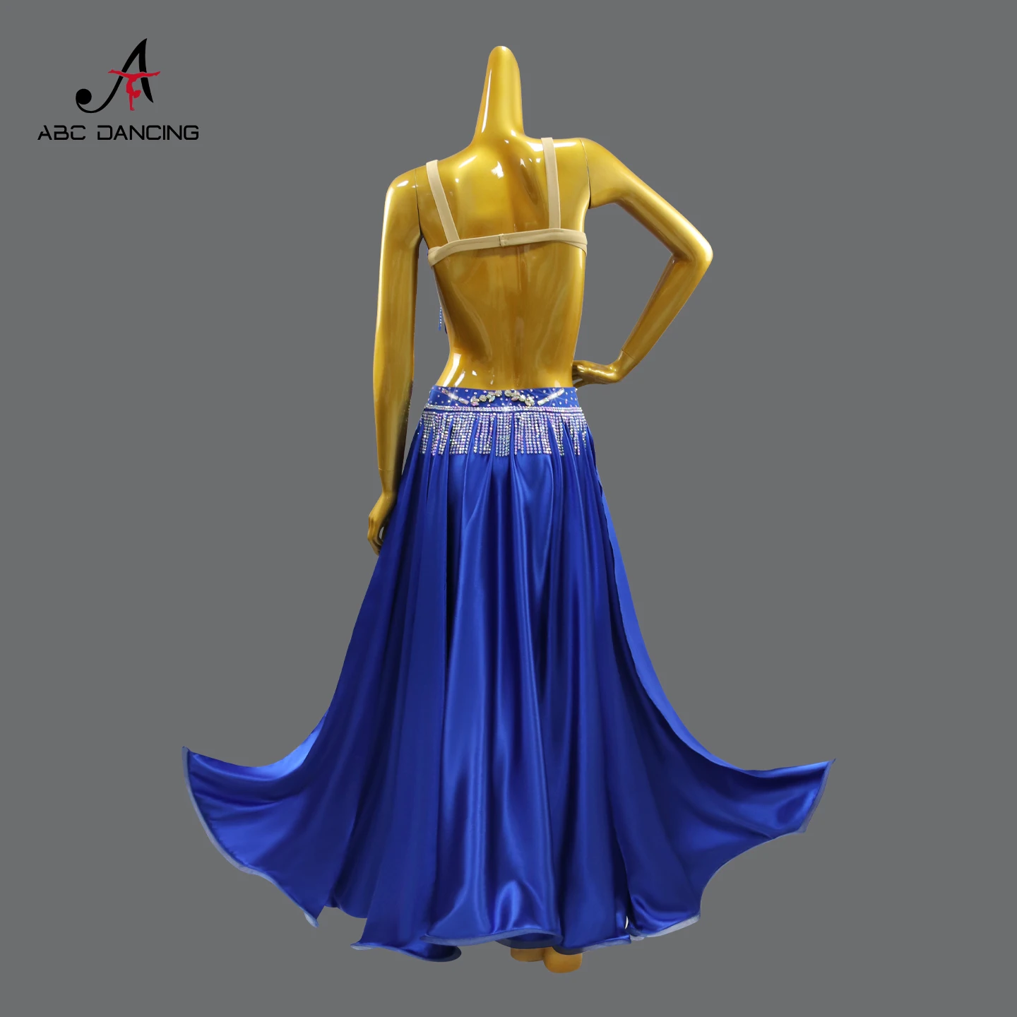 Traje de Danza del Vientre para Práctica, Vestido de Noche para Bailarinas, Disfraz de Carnaval, Falda para Actuación en Escenario, Traje de Danza para Niñas