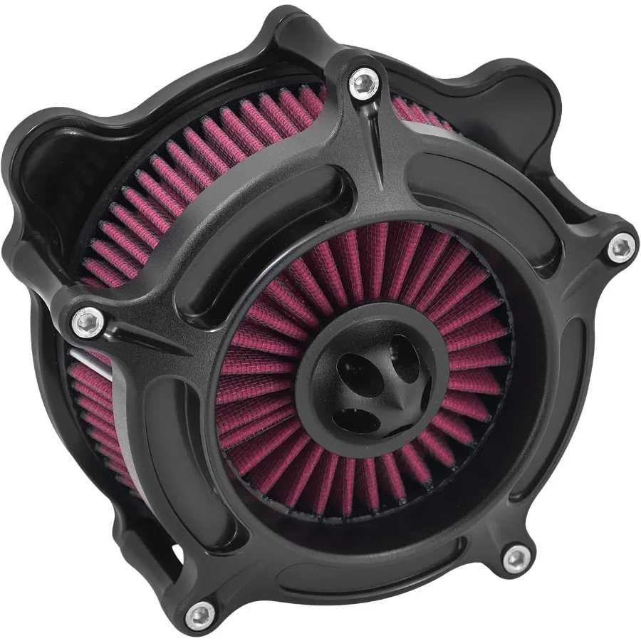 

Фильтр воздухоочистителя из алюминия, подходит для моделей Harley Touring Road King Street Glide Softail Sportster Dyna 20082017, с черным корпусом