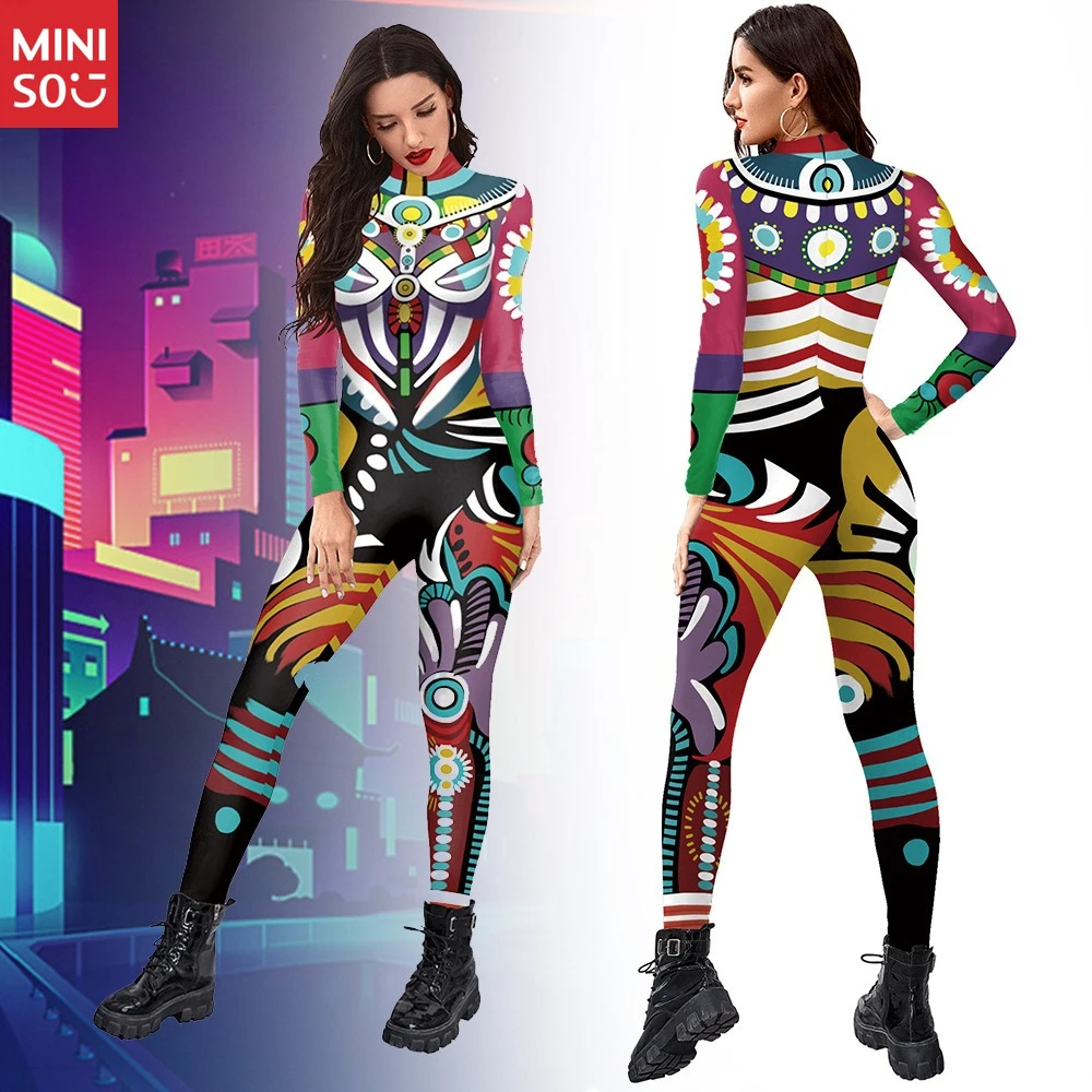 

2025 Women's Graffiti Jumpsuit | Creative Doodle Print One-Piece, Fall Fashion