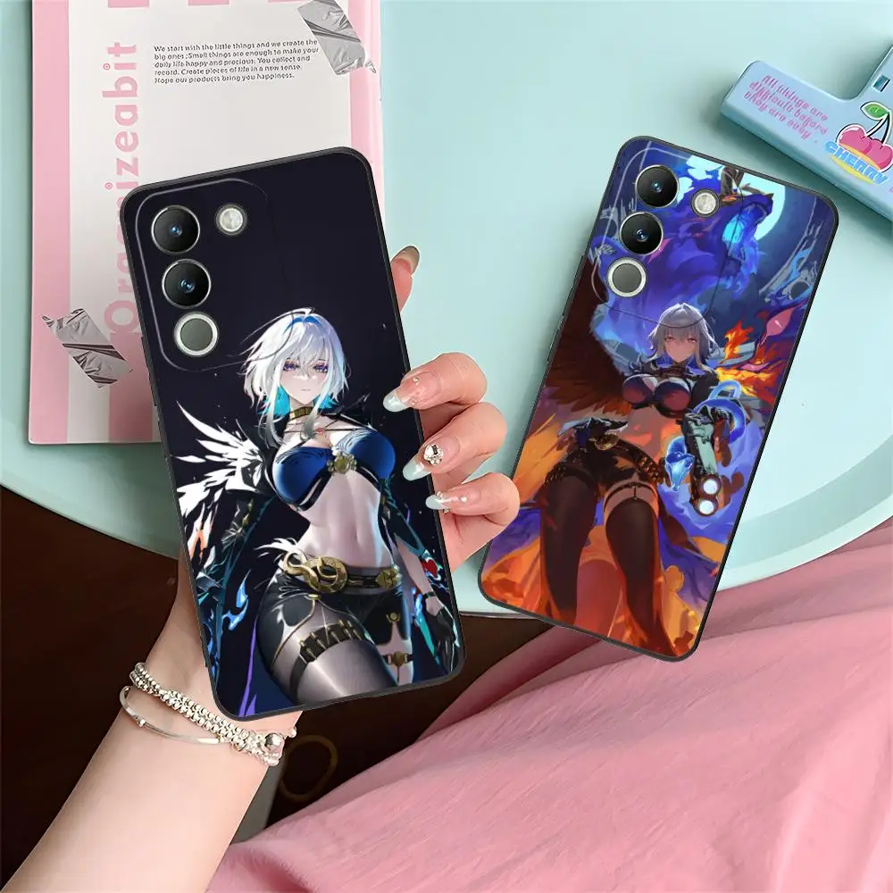 

Чехол для телефона Wuthering Waves Galbrena для VIVO V60 V50 V40 V30 V29 V27 V25 V23 Pro Lite 5G с цветным принтом, роскошный красивый чехол