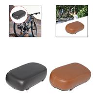 Bicycle Rear Seat Cushion Bike Saddle PU Leather Shock Absorbing Child Bike Seat Replacement