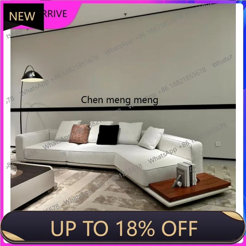 

M78 Horizon sofa large flat layer cotton and linen fabric corner sofa living room designer sofa