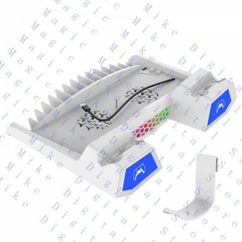 

UU для PS5 Slim Host, многофункциональная база рассеивания тепла для игрового контроллера PS5