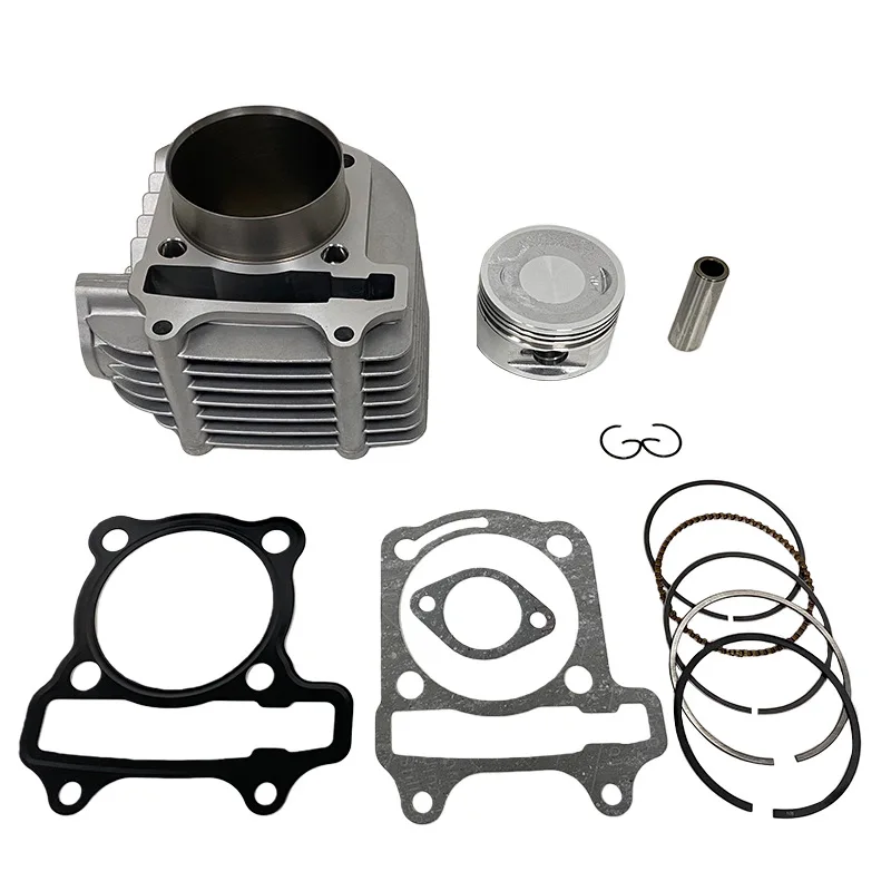 Motorcycle Engine Cylinder Kit GY6-200 ATV180 1P63QML 62.5mm Cylinder Piston Assembly Replacement Part