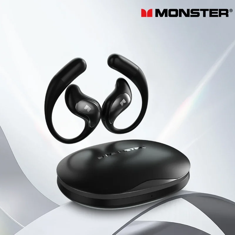 Monster GT27 OWS Bluetooth6.0 سماعة أذن مفتوحة الأذن سماعات رأس لاسلكية صوت ستيريو سماعة الألعاب لنظام Android iOS