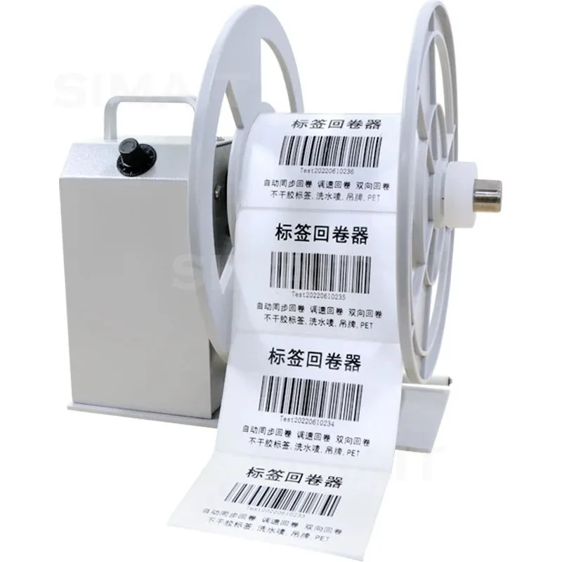 TCW-T6 Automatic Label Winding Machine, Small Electric External Label Winding Machine