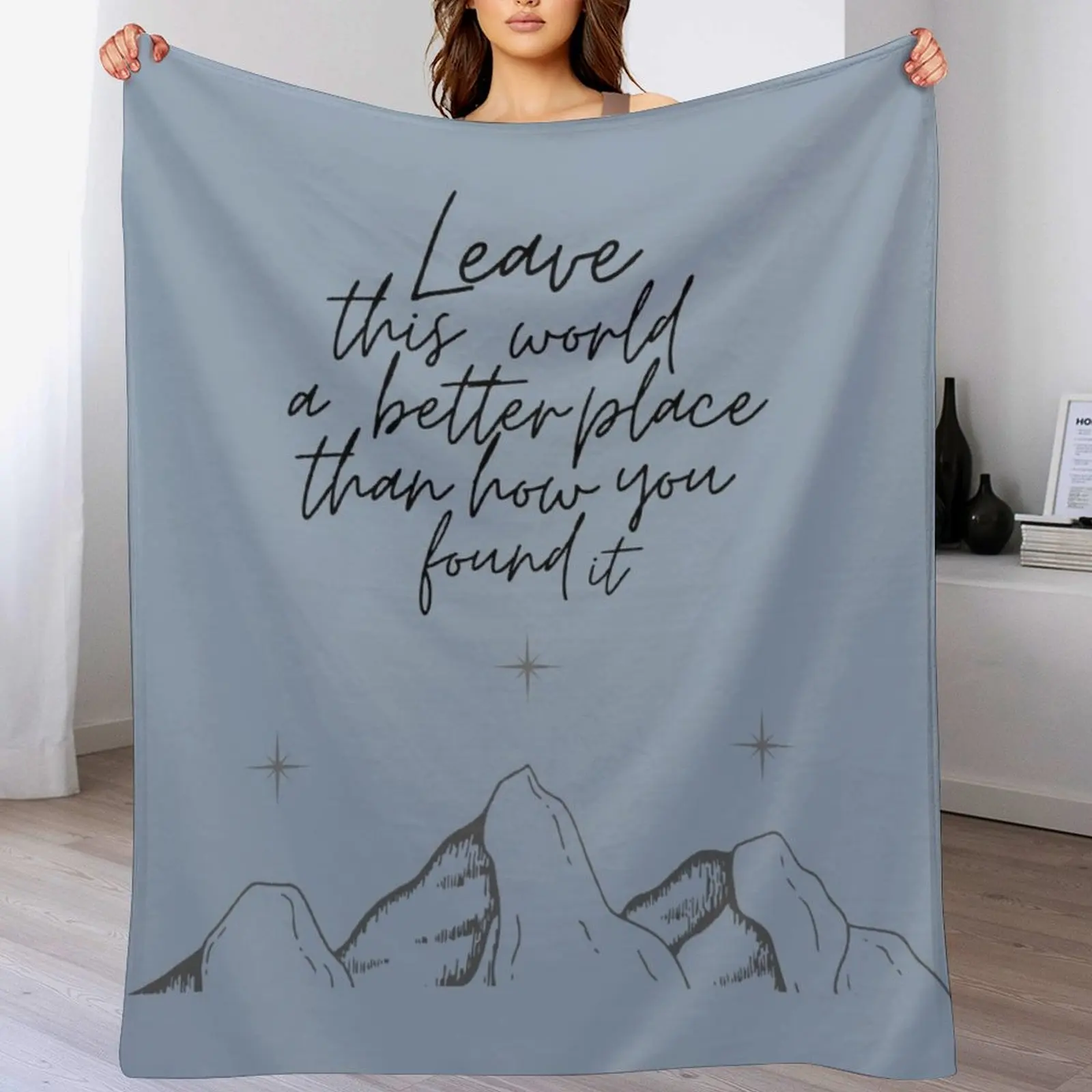 

Suriel Quote Throw Blanket Vintage Decorative Sofa Blankets