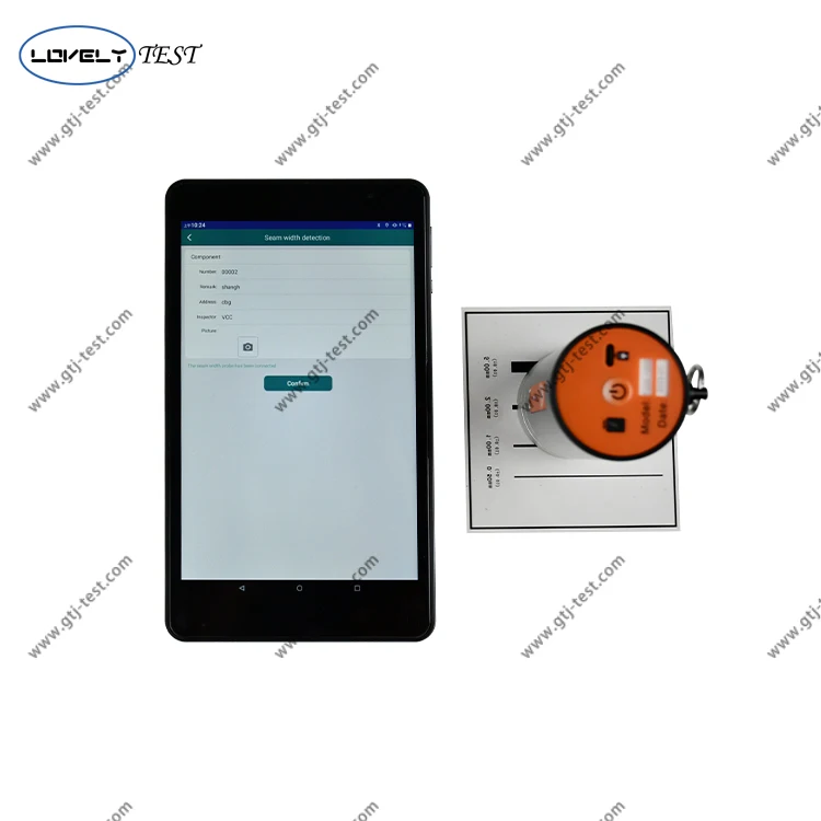 High Precision W202 Wireless Crack Width Gauge Digital Monitor for Concrete Structure Inspection with Data Logger