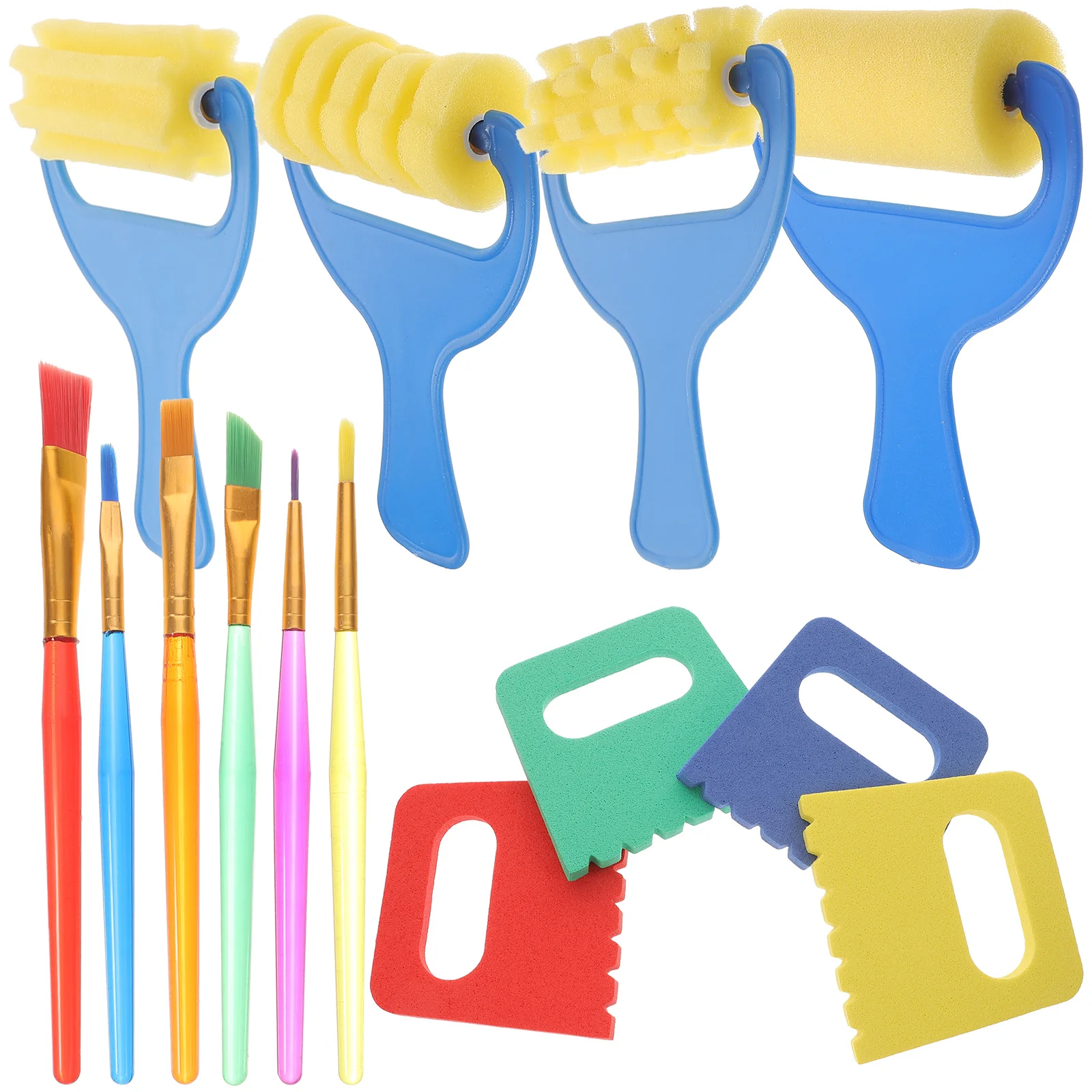 

1Set Kids Paint Scraper Drawing Brush Professional Scraping Tool for Art Class DIY Graffiti Painting Accessories