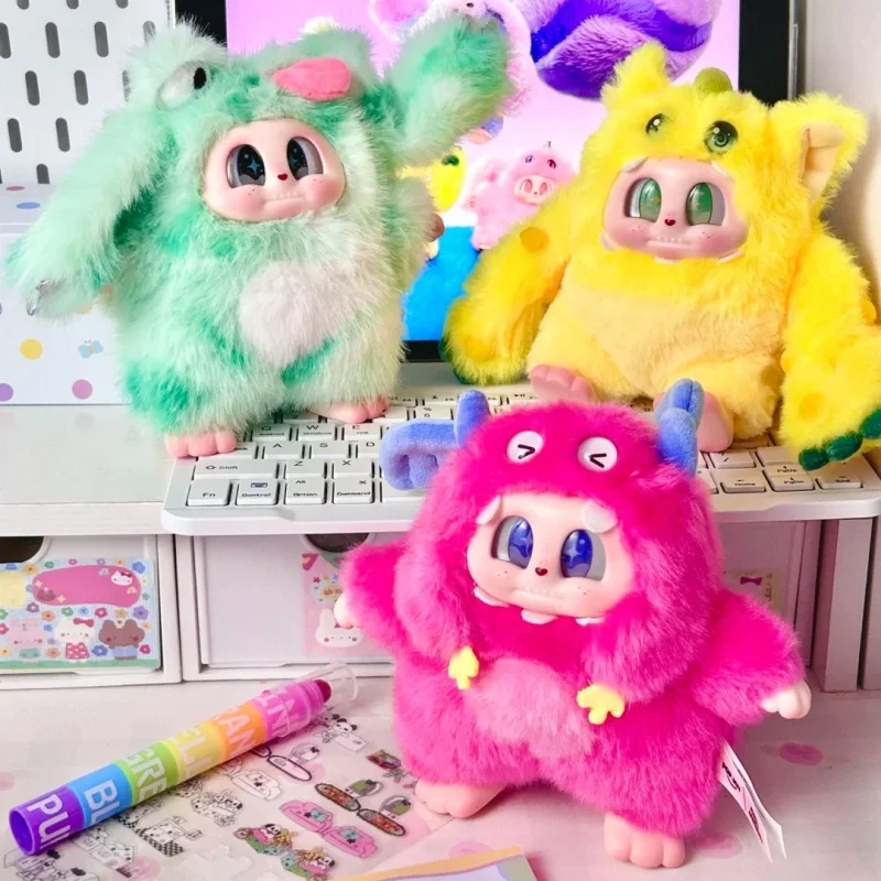 

Pop Joy Monster Cupa Twin Cosmic Series Vinyl Plush Blind Box Figures Desktop Ornament Mystery Box Collectible Doll Toy Gift