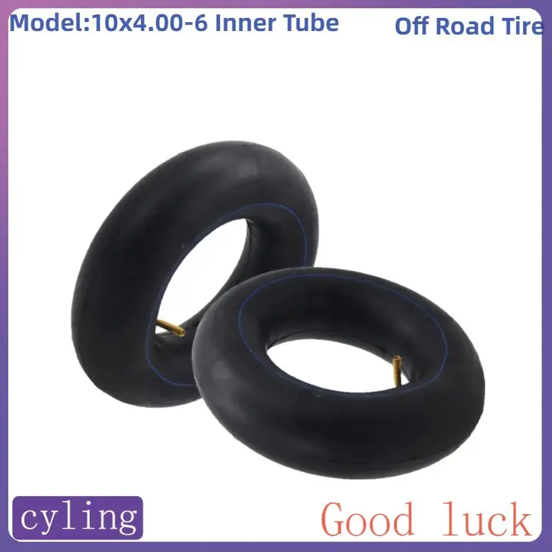 

2 шт. высококачественных бутилкаучуковых внутренних камер 10x4.00-6 – идеально подходят для внедорожных шин с внутренним диаметром 6 дюймов для скутеров.