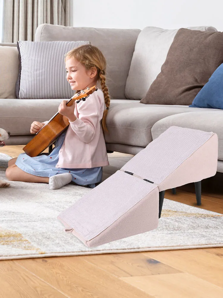 2 في 1 درج مركبة للكلاب قابل للطي مع مسند للقدمين مقعد غير قابل للانزلاق منحدر مركبة للقطط قابل للتحويل منحدر للقطط لكبار الحيوانات