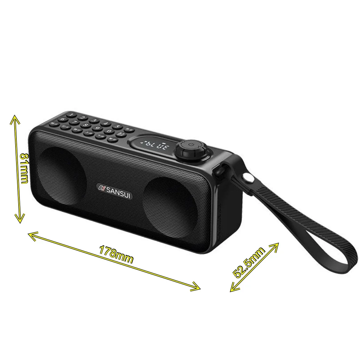 New Bluetooth Speaker, Outdoor Portable Radio, USB Flash Drive, Plug-in Speaker, Subwoofer, Music Player, Square Dance Speaker view 6
