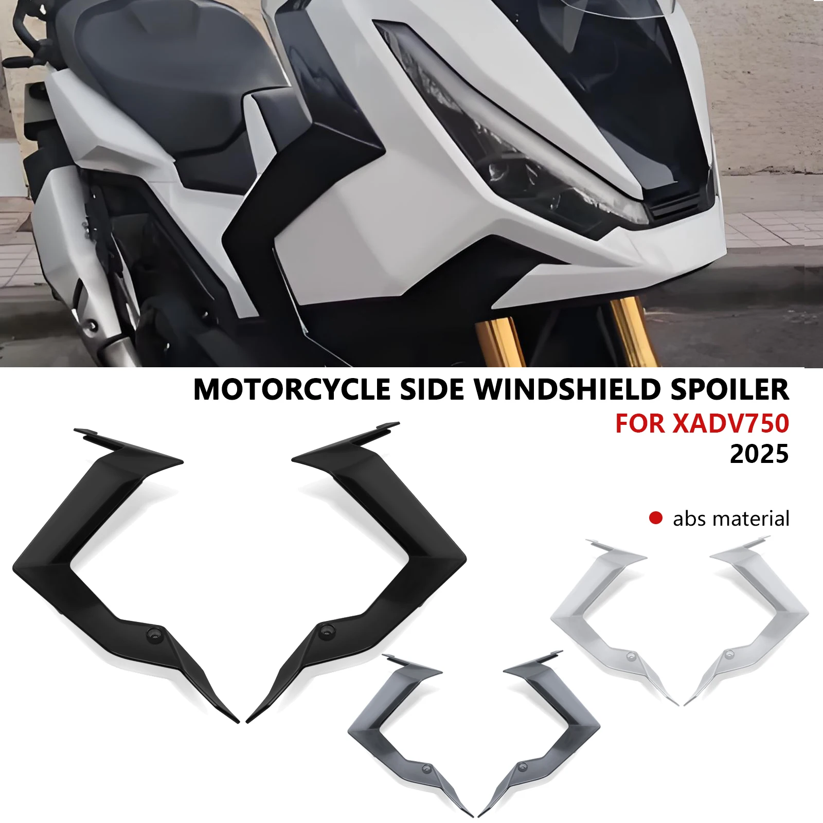 

Для X-ADV 750 2025 XADV X ADV 750 xadv 750 аксессуары для мотоциклов ветровой дефлектор воздушные дефлекторы обтекатель ног боковое лобовое стекло