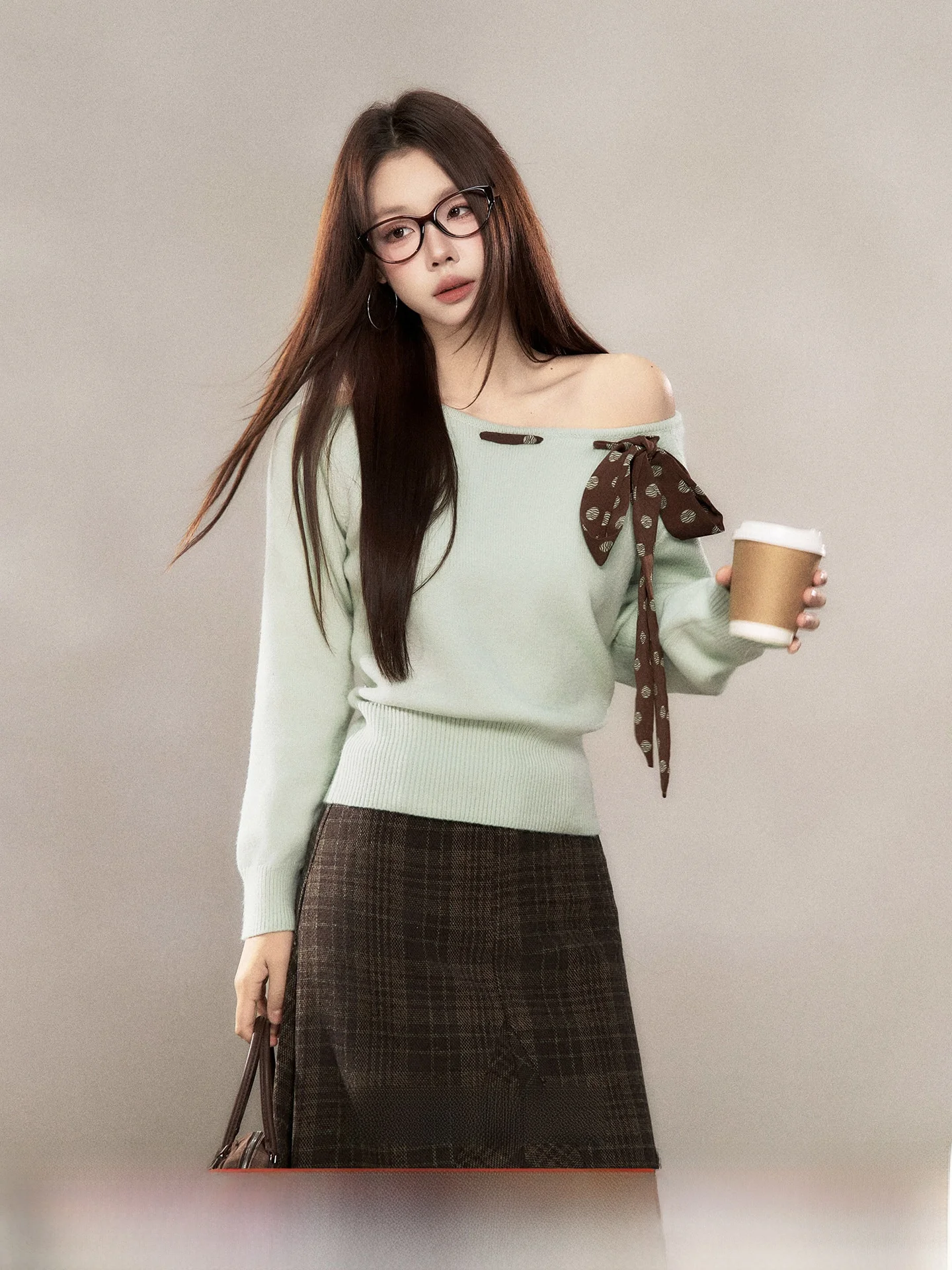 

Женский вязаный свитер Sweet Sle с круглым вырезом, пуловер, зимний, новый дизайн, мягкий топ с длинными рукавами в стиле Wildberry