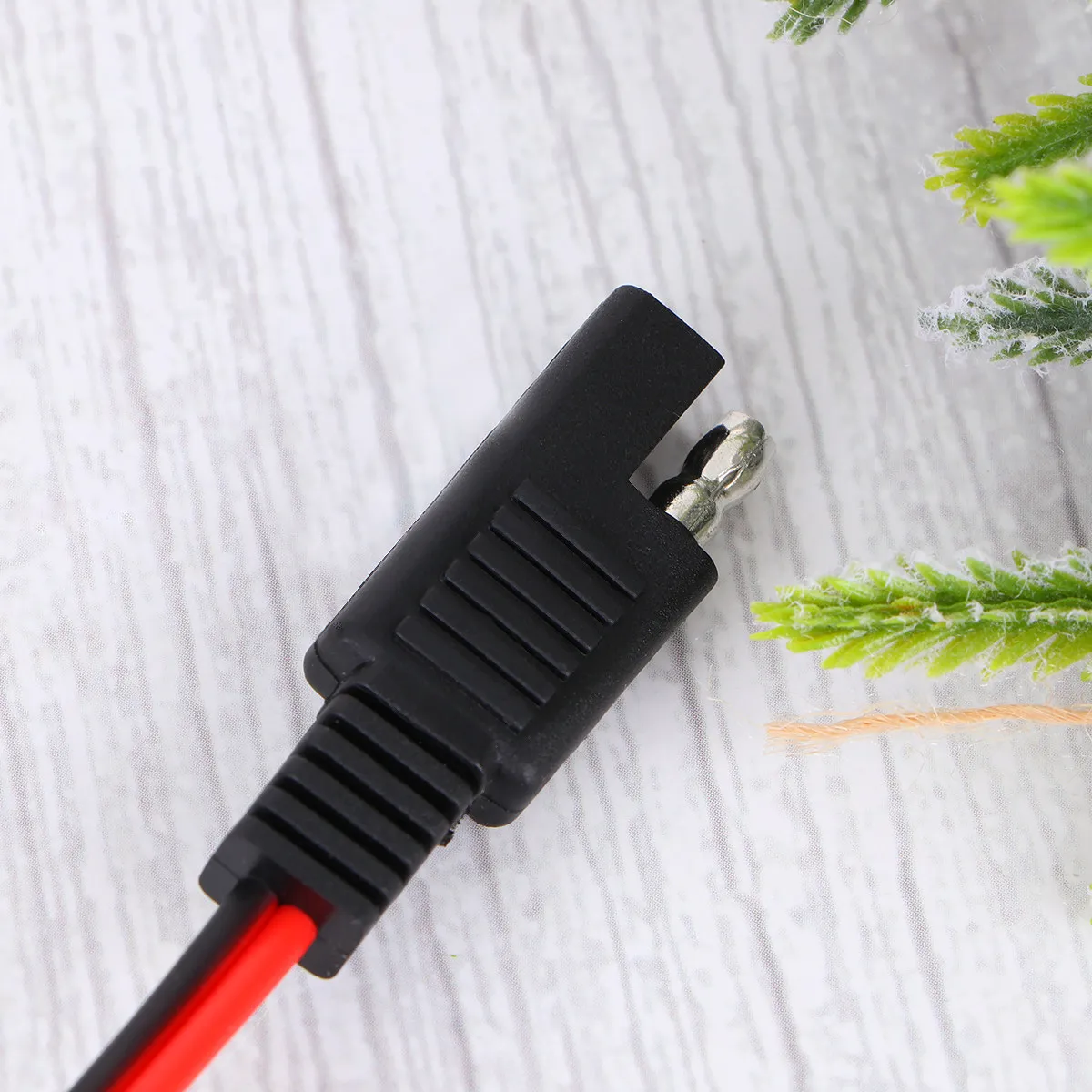 50Cm Sae to Alligator Clips Charging Adapter 18Awg 10A Heavy Duty Power Cable for Motorcycle Solar Controller Car Battery
