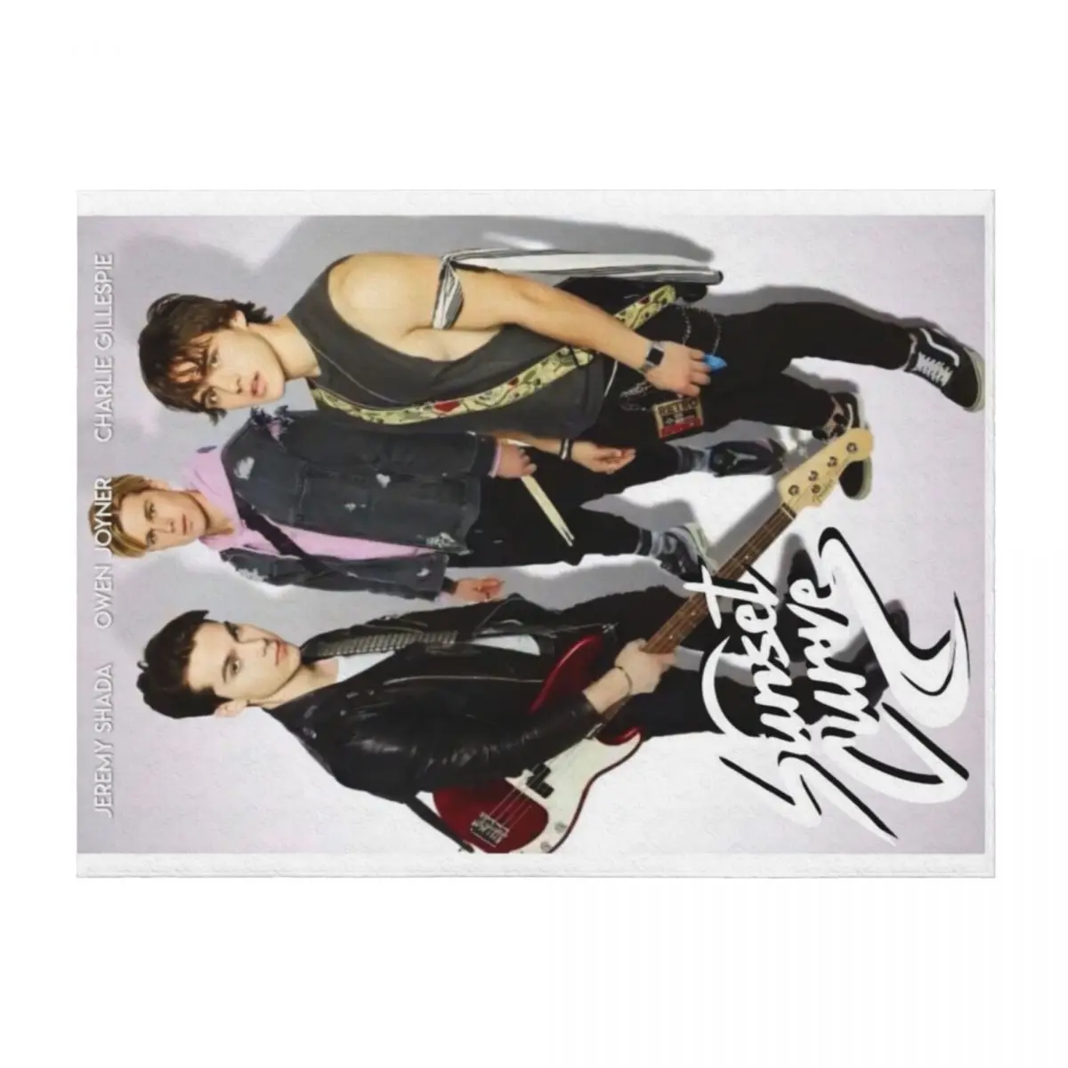 

Sunset Curve poster Throw Blanket Plaid Winter beds Luxury St Bed Blankets