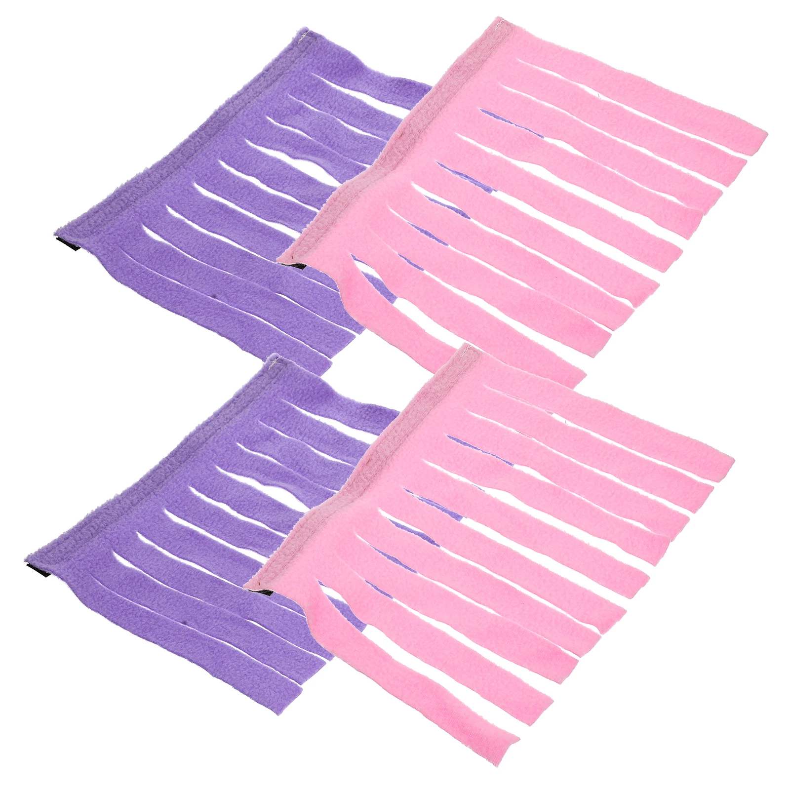 

4Pcs Guinea Pig Hideout Door Curtain Hamster Hammock Tassel Curtain Small Animal Hideaway Cage Accessory Guinea Pig Hideout