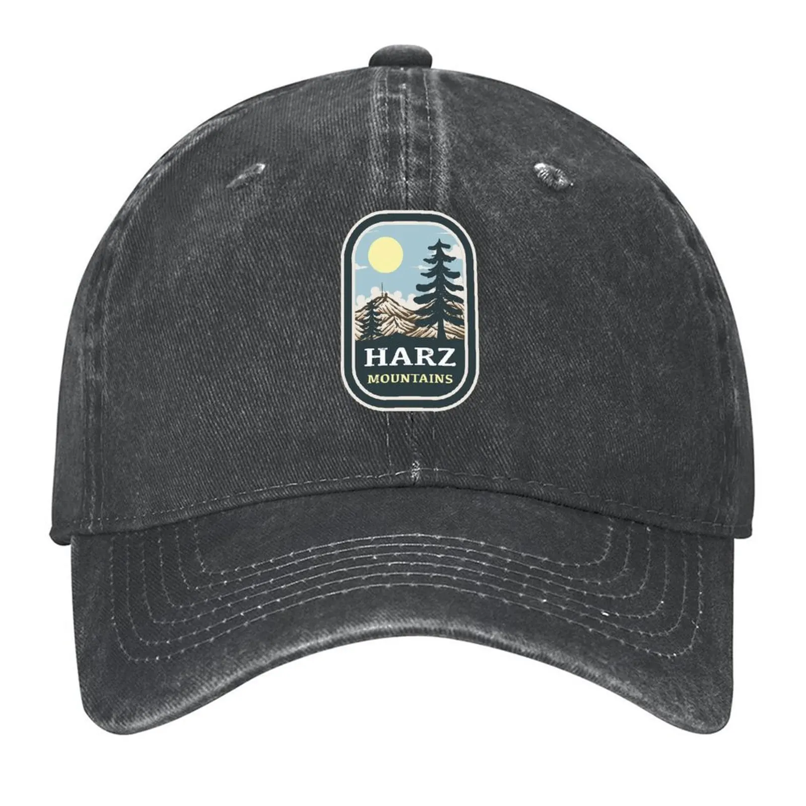 

Harz Mountains Brocken Baseball Cap Luxury Brand hats on offer cute Military Tactical Cap Women's Beach Visor Men's
