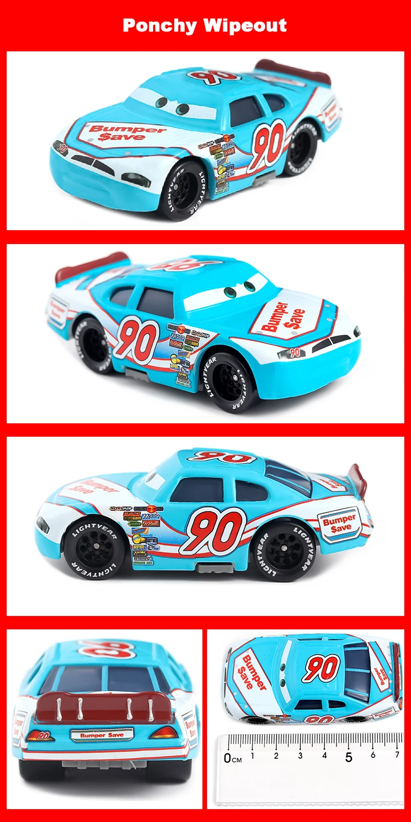 Pixar Cars Strip Weathers Rennspielzeug 1/55 Metall-Druckguss-Modellauto aus Legierungsmaterial Anime-Figuren Sammlerstücke Geburtstagsgeschenke – Detail 39