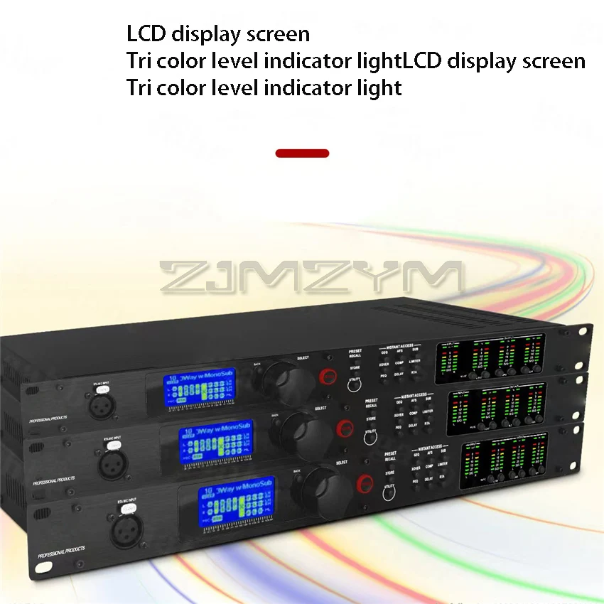 PA2 Professional Digital Audio Processor With 2 In And 6 Out Speakers For Professional Bar And Stage Performances And A Linear